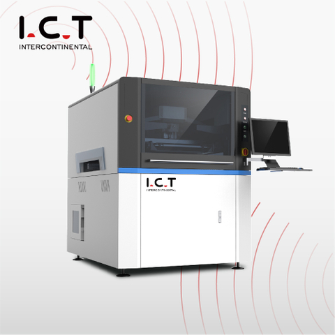 I.C.T |大型平面スクリーン印刷機 PCB ステンシル 自動 SMT ステンシル 印刷機