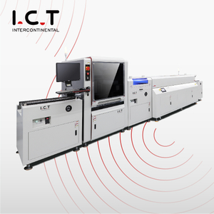 I.C.T |PCBA コーティング ライン マシン 自動 SMT 選択的 UV コーティング ライン ETA