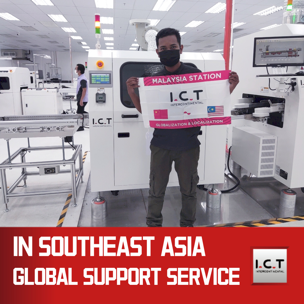 I.C.T |高品質 PCB DIP はんだ付け機はんだオーブン ウェーブ サプライヤー