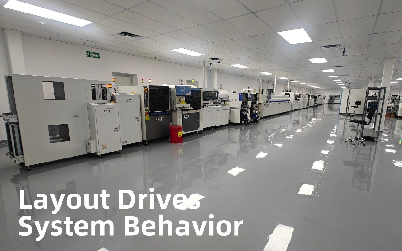 2. SMT ラインレイアウトは床面積以上のものを決定します