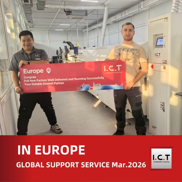 I.C.T がヨーロッパでドローン製造用の SMT ラインを納入