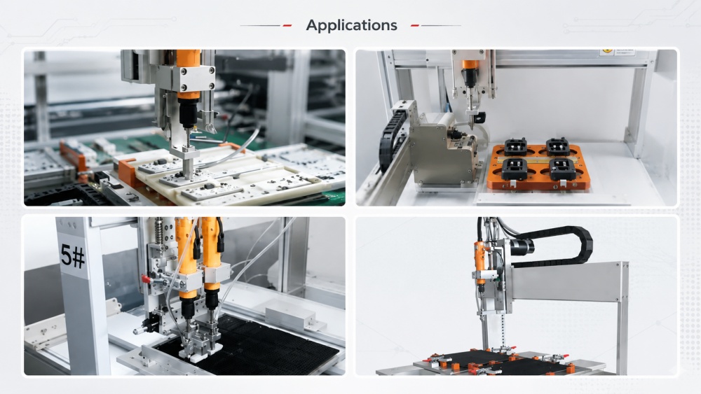 Automatic Screwing Robot applications 自動ねじ締めロボットの用途